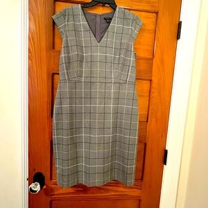 Ann Taylor Plaid Dress 12P